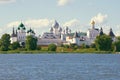 View of the Kremlin of Rostov the Great, July day. Golden ring of Russia Royalty Free Stock Photo