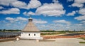 View of the Kremlin towers and the city of Kazan, Russia Royalty Free Stock Photo