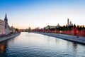 View on kremlin wall and kremlin church and river