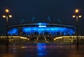 View of the Krestovsky Stadium, also called Zenit Arena - a football stadium, which was opened in 2017 for the FIFA Confederations