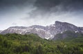 View of Krn mountain in Slovenia Royalty Free Stock Photo