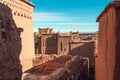 View of the ksar, Ait Benhaddou, Marrakesh, Morocco.