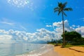 View at Kualoa Regional Park in Oahu, Hawaii Royalty Free Stock Photo