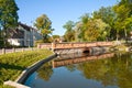 View of Kuldiga, Latvia Royalty Free Stock Photo