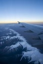 VIEW OF KUNLUN MOUNTAIN ON THE AIRCRAFT