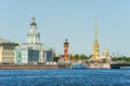 View on Kunstkamera museum, St Petersburg, Russia Royalty Free Stock Photo