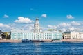 View of the Kunstkamera in Saint Petersburg, Royalty Free Stock Photo