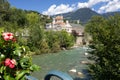 View on the Kurhaus in Merano, South Tyrol, Italy