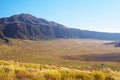 View of Kusasenri with Mt. Eboshi-dake at Autumn in Aso Royalty Free Stock Photo