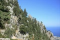 View of Kyrenia from Saint Hilarion Castle, Cyprus Royalty Free Stock Photo