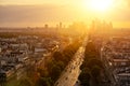 View on La DÃÂ©fense district in Paris, France Royalty Free Stock Photo