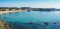 View of La Fosca beach in Palamos, Catalonia, Spain Royalty Free Stock Photo