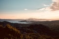 View of La Maddalena island from Caprera Island