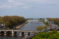 View of La Maine from Angers Chateau