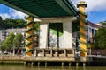 View of La Salve Bridge. Bilbao, Basque Country, Spain Royalty Free Stock Photo