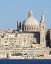 View of La Valletta from Sliema Malta Royalty Free Stock Photo