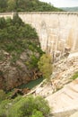 View of La ViÃÂ±a dam, located near Nono and Mina Clavero Royalty Free Stock Photo