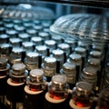 View of lab centrifuge tubes Action Scene. Close-up of labeled centrifuge tubes in a rack Background. Generative AI Royalty Free Stock Photo