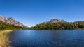 View of Lago Escondido at Circuito Chico - Bariloche, Patagonia, Argentina Royalty Free Stock Photo