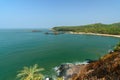 View of Lagoon and Om beach in Gokarna. India Royalty Free Stock Photo