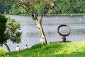 View of the lagoon from Pituacu Park in the city of Salvador, Bahia