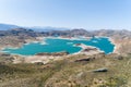 View of `Laguna Verde` Green Laggon in english at route 265, Chile Chico - AysÃÂ©n, Chile Royalty Free Stock Photo