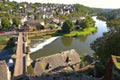 View of the Lahn Valley Royalty Free Stock Photo