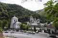 View of Lainici Monastery in Lainici, BumbeÃâ¢ti-Jiu, Gorj, Romania.