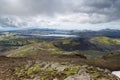 View of the Lakagigar with lakes and rocks, Iceland Royalty Free Stock Photo
