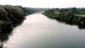 The view of the lake in the afternoon is so wide in summer. Lake Cisadane, South Tangerang, Indonesia?