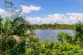 View of the lake in the Amazon Rainforest, Manaos, Brazil Royalty Free Stock Photo