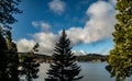 View of Lake Arrowhead, San Bernardino Mountains In Winter