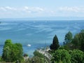 View of Lake Bodensee from the city of Konstanz Royalty Free Stock Photo