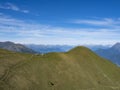 View of Lake Como alps