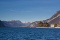 View of the lake Como from Lecco, Italy