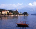View of lake Como & Tremezzo, Italy. Royalty Free Stock Photo
