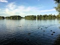 A view of the lake at Ellesmere