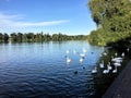 A view of the lake at Ellesmere