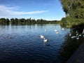 A view of the lake at Ellesmere