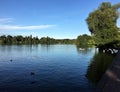 A view of the lake at Ellesmere