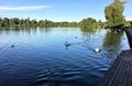 A view of the lake at Ellesmere