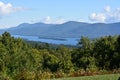View of Lake George, from Prospect Mountain, in New York Royalty Free Stock Photo