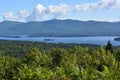 View of Lake George, from Prospect Mountain, in New York Royalty Free Stock Photo