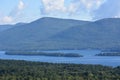 View of Lake George, from Prospect Mountain, in New York Royalty Free Stock Photo