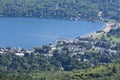 View of Lake George, from Prospect Mountain, in New York Royalty Free Stock Photo