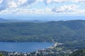 View of Lake George, from Prospect Mountain, in New York Royalty Free Stock Photo