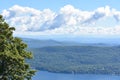 View of Lake George, from Prospect Mountain, in New York Royalty Free Stock Photo