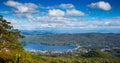 View of Lake George, from Prospect Mountain Royalty Free Stock Photo