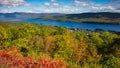 View of Lake George, from Prospect Mountain Royalty Free Stock Photo