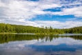 The view of the lake Glubelka in Belarus Royalty Free Stock Photo